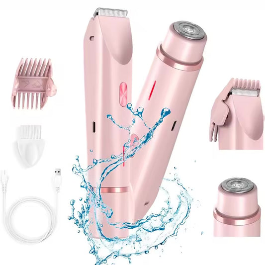 Painless Electric Razor & Epilator for Women — Facial, Legs, Bikini & Body Hair Remover